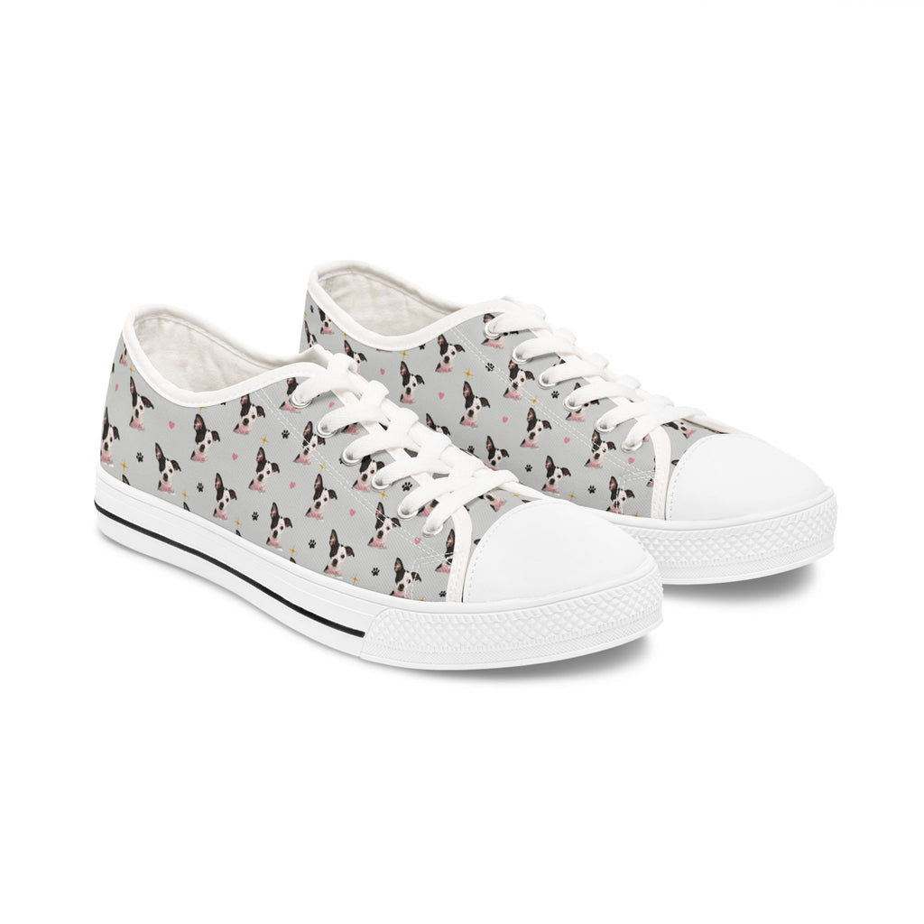 Custom Pet Portrait Low-Top Sneakers