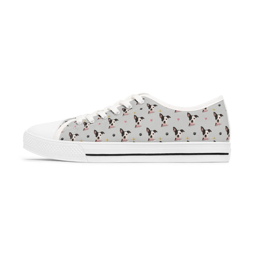 Custom Pet Portrait Low-Top Sneakers